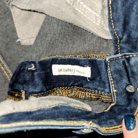 Zara TRF Dark-Wash Super Skinny Sculpt Jeans Size 8 - Picture 4 of 7